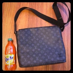 Black Louis Vuitton Messenger Bag